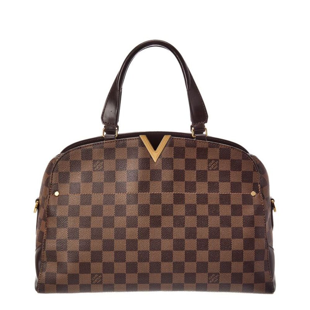Louis Vuitton Brown Damier Ebene Kensington Bowling Bag (Authentic Pre-Loved)